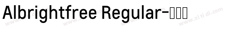 Albrightfree Regular字体转换